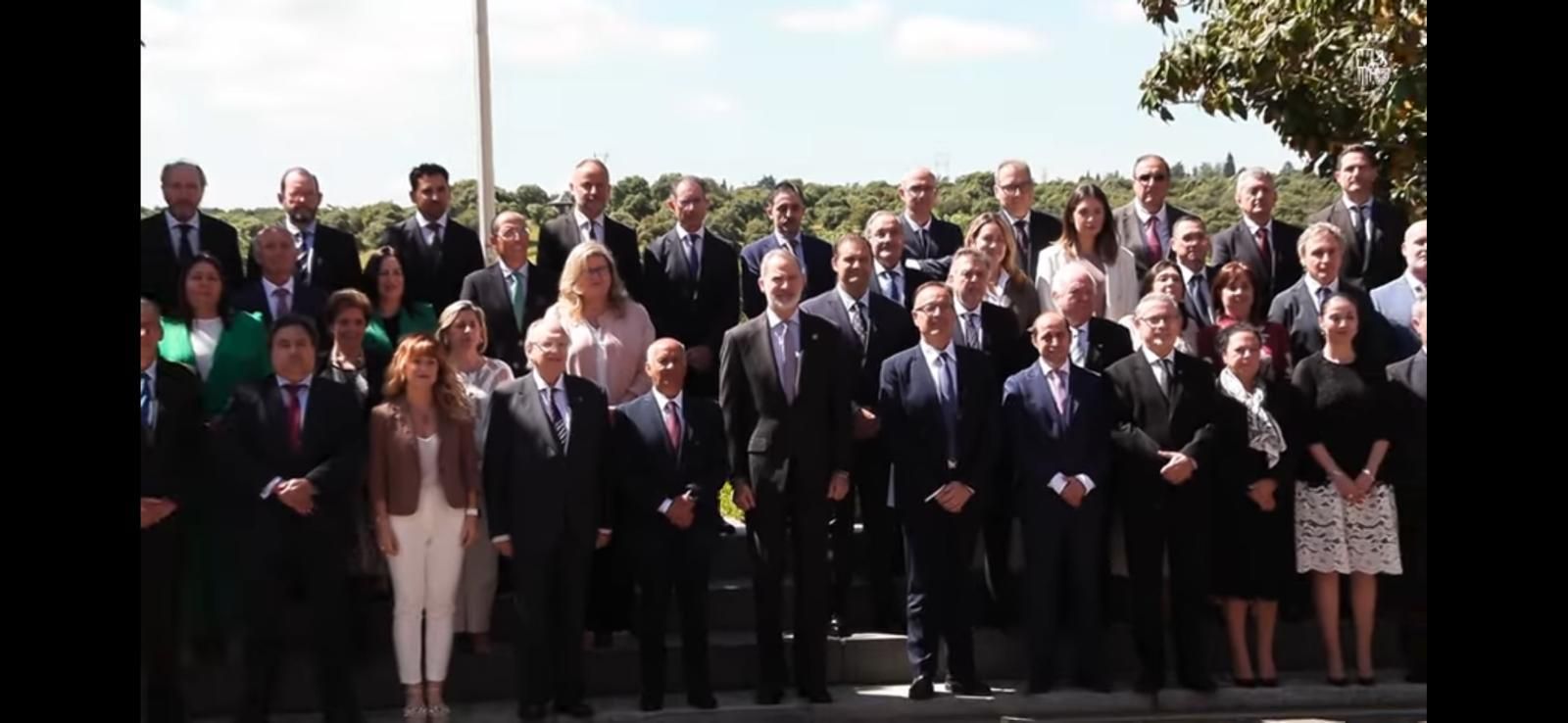 Isaac Macías, presente en la audiencia del Rey a los graduados sociales de España 
