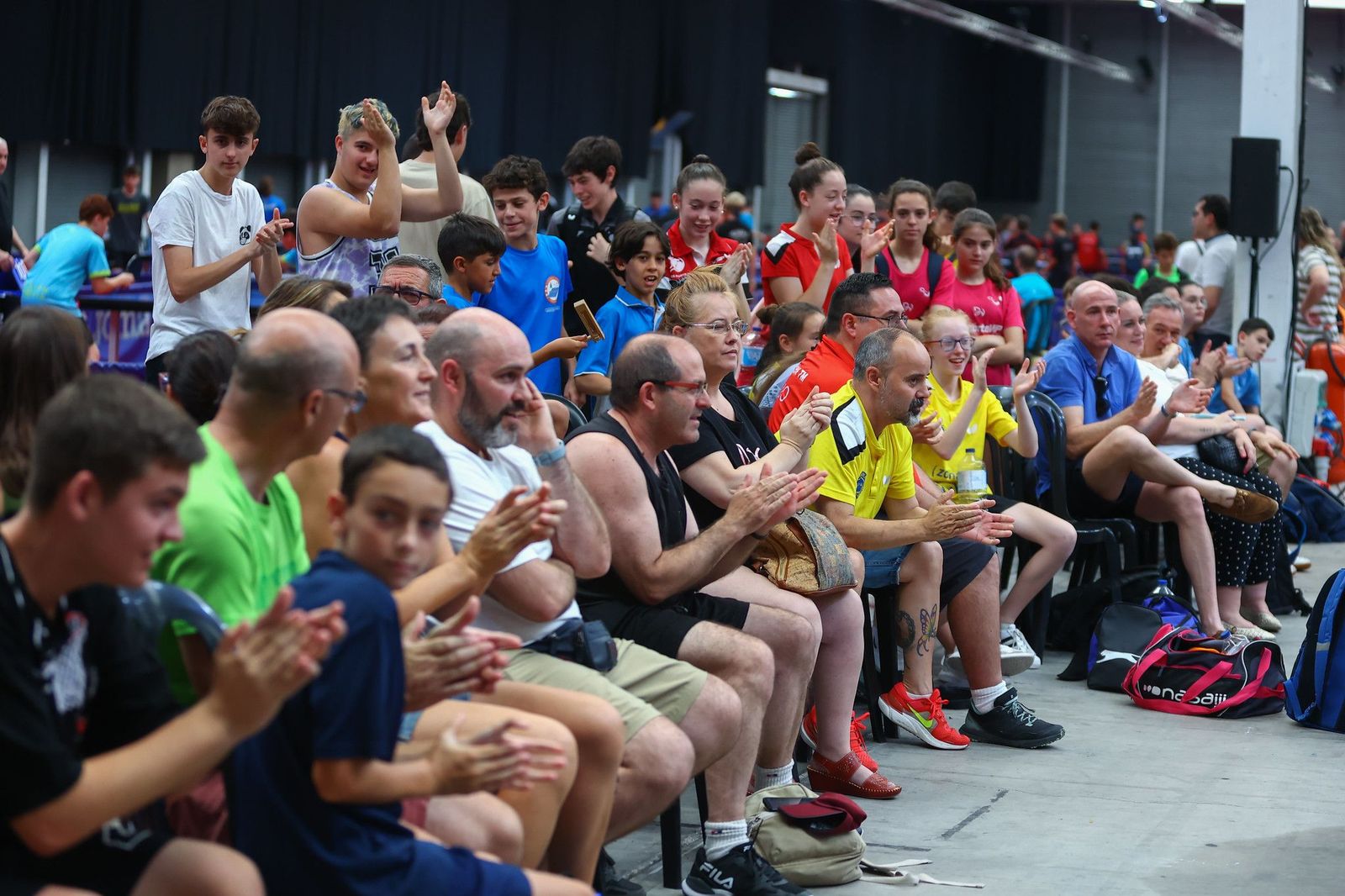 Público en el Campeonato de España de Tenis de Mesa