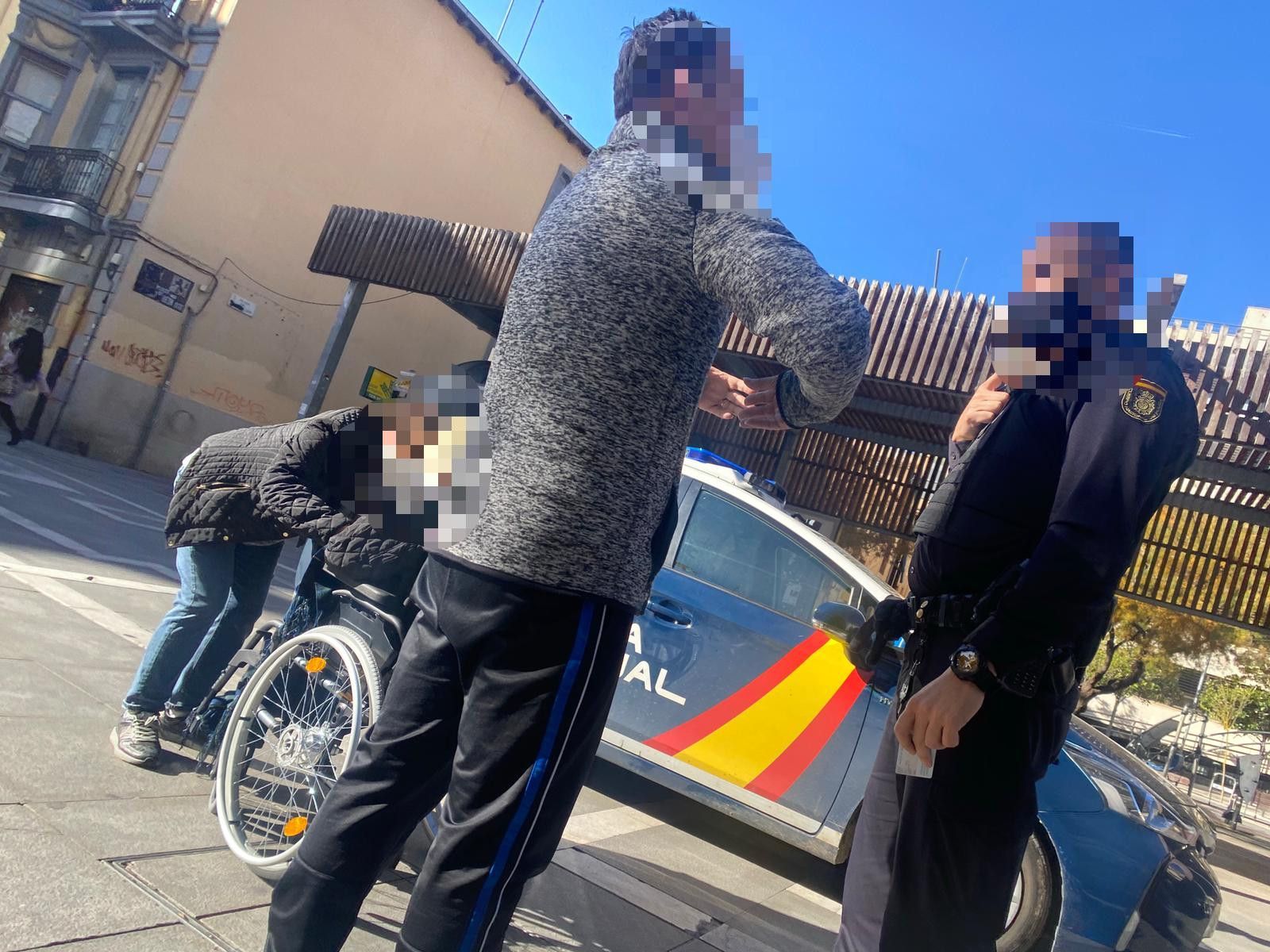 Policía Nacional en Santa Clara