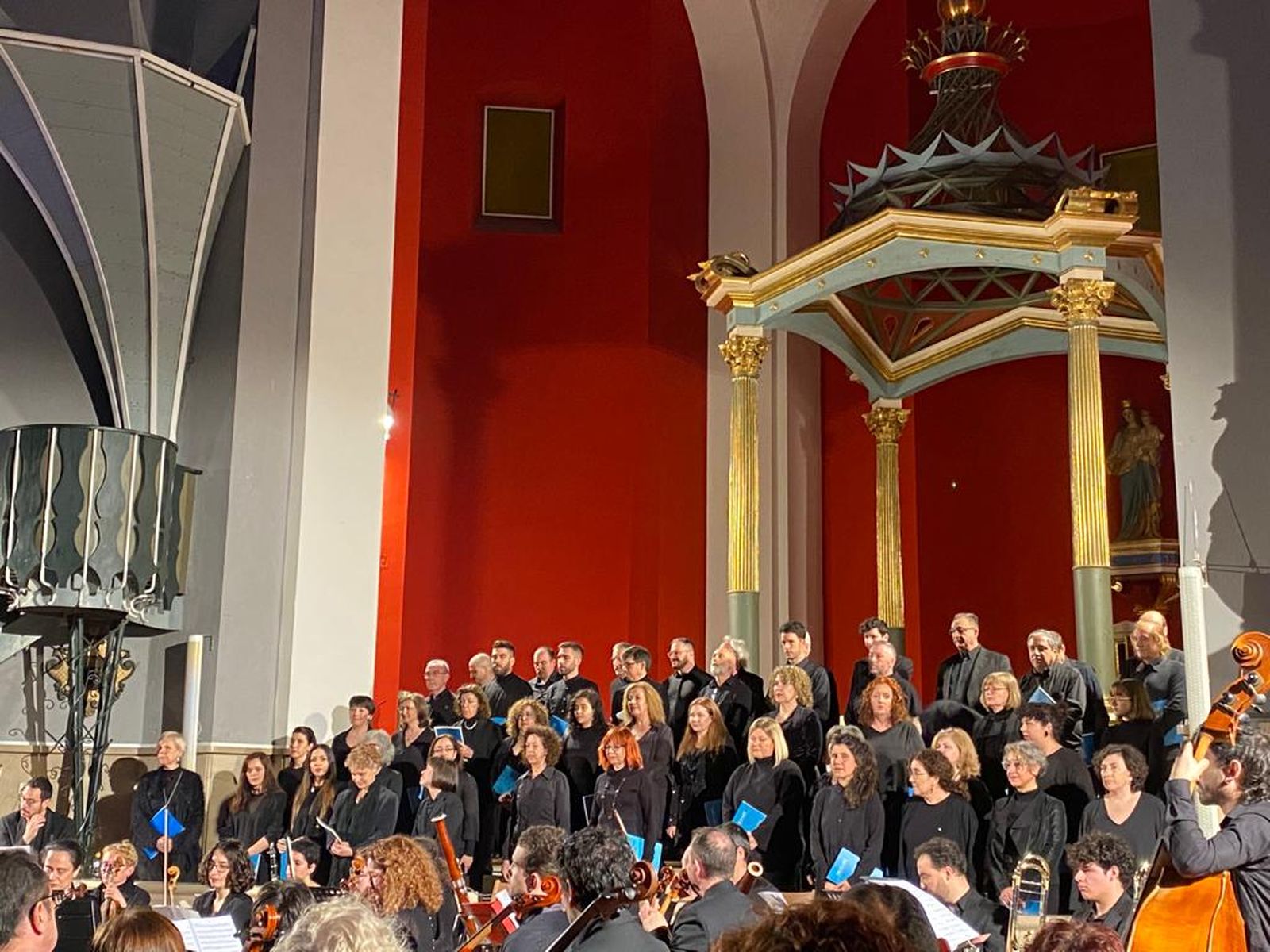 Un instante del concierto en María Auxiliadora