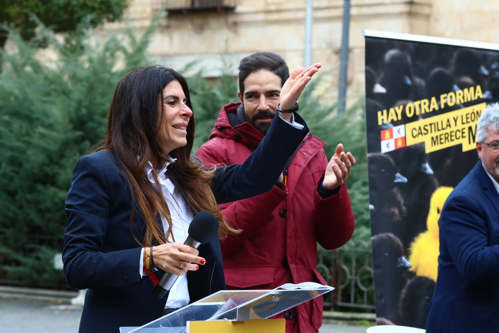Acto de campaña de Nueve Castilla y León en la Plaza de Los Bandos