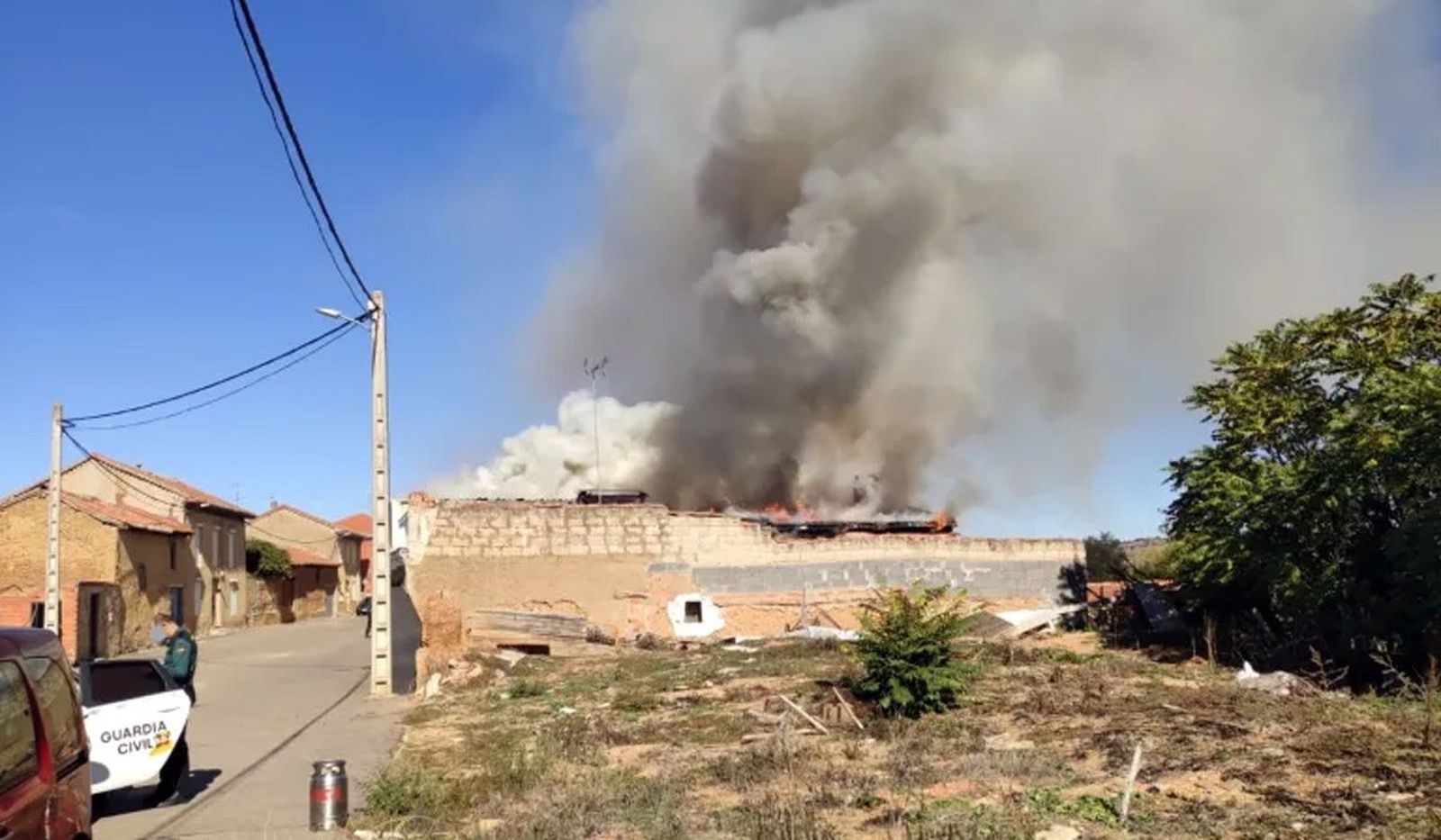 La vivienda en llamas BENAVENTE DIGITAL