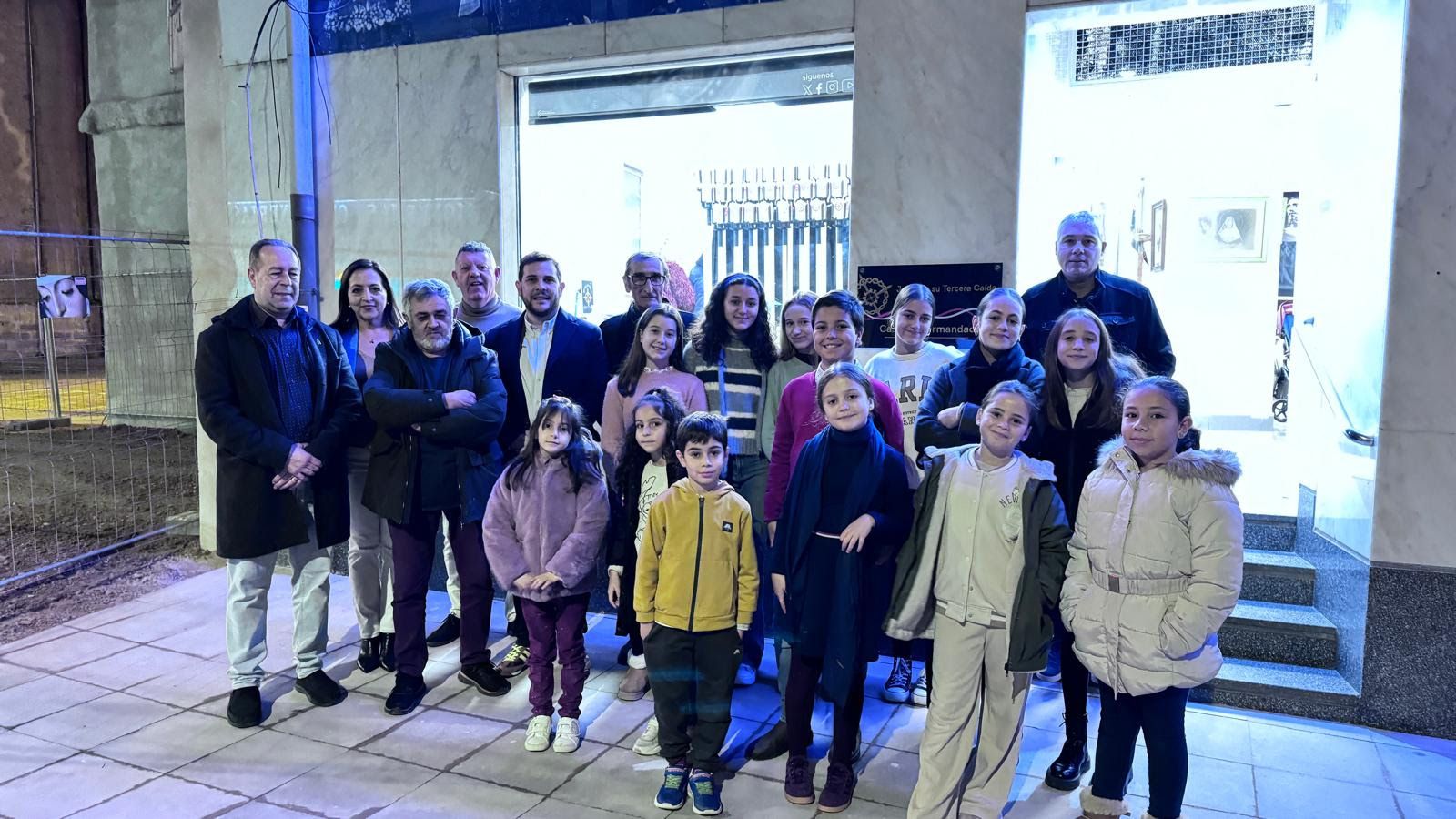 Los niños han sido los artífices del Belén de la Hermandad