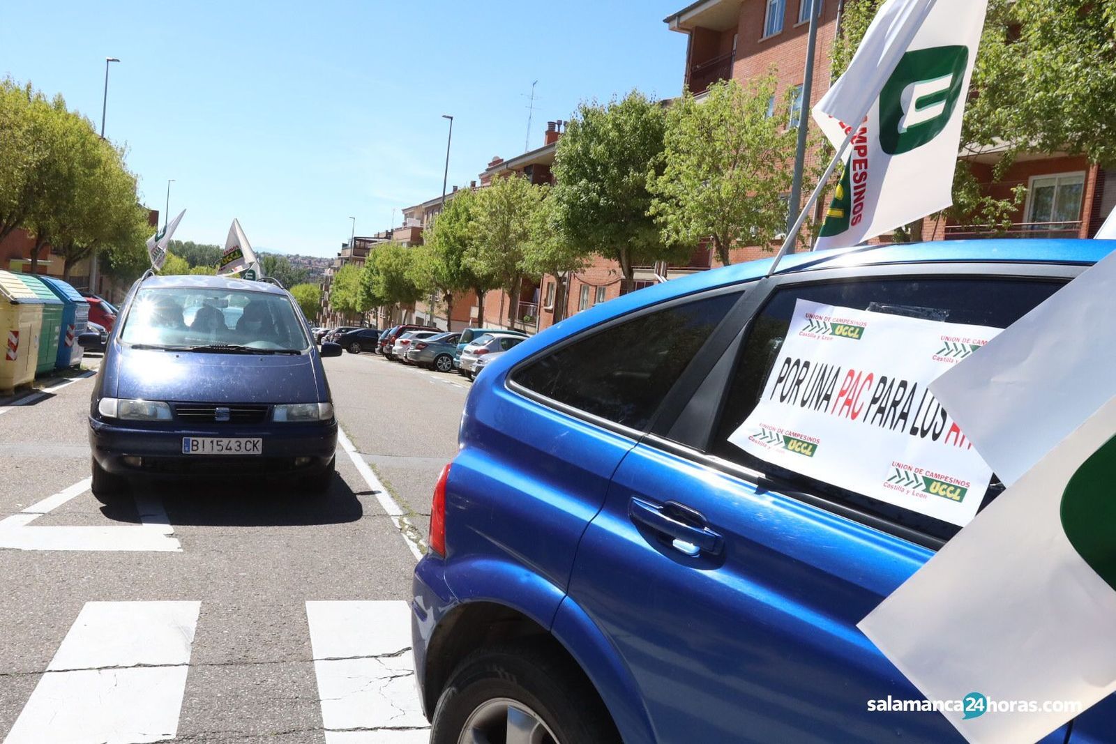 El campo vuelve a manifestarse en Salamanca por una PAC para los agricultores y ganaderos a título principal