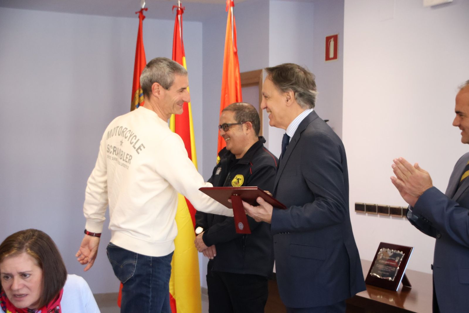 Homenaje a personal jubilado del Servicio de Prevención, Extinción de Incendios y Salvamento