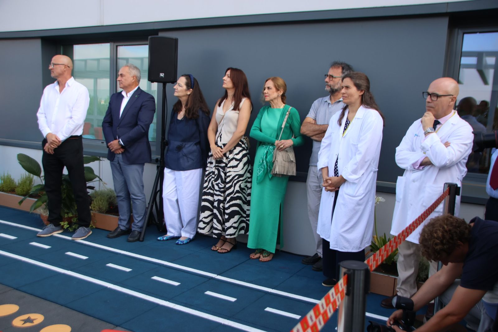 Presentación de la terraza “El Jardín de María”, Hospital Universitario de Salamanca