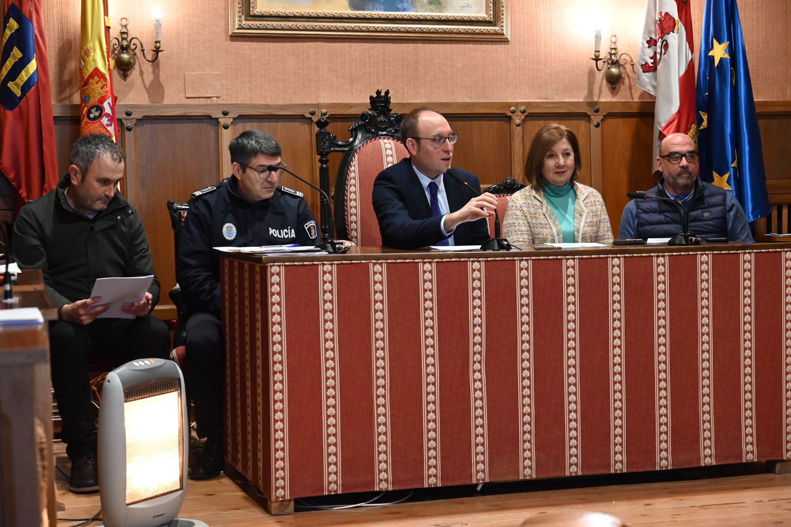 Junta de Seguridad para el Carnaval del Toro de Ciudad Rodrigo 2025. Foto Ayuntamiento Ciudad Rodrigo Junta de Seguridad para el Carnaval del Toro de Ciudad Rodrigo 2025. Foto Ayuntamiento Ciudad Rodrigo