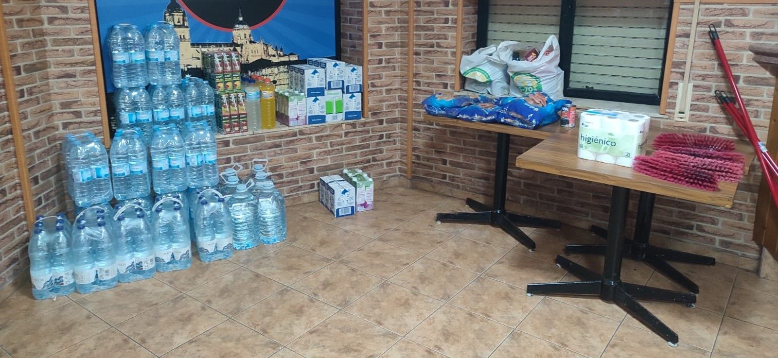 Salamanca recoge alimentos para los afectados por la DANA