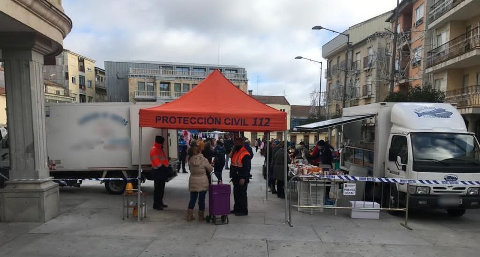 Mercadillo semanal en Guijuelo