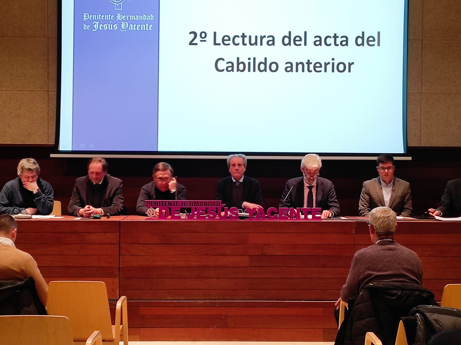 Cabildo Mayor Hermandad Jesús Yacente
