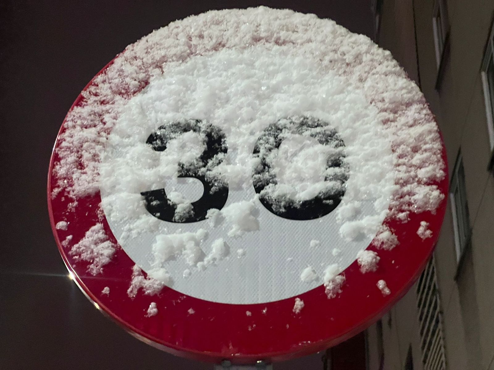 Nieve en Salamanca capital