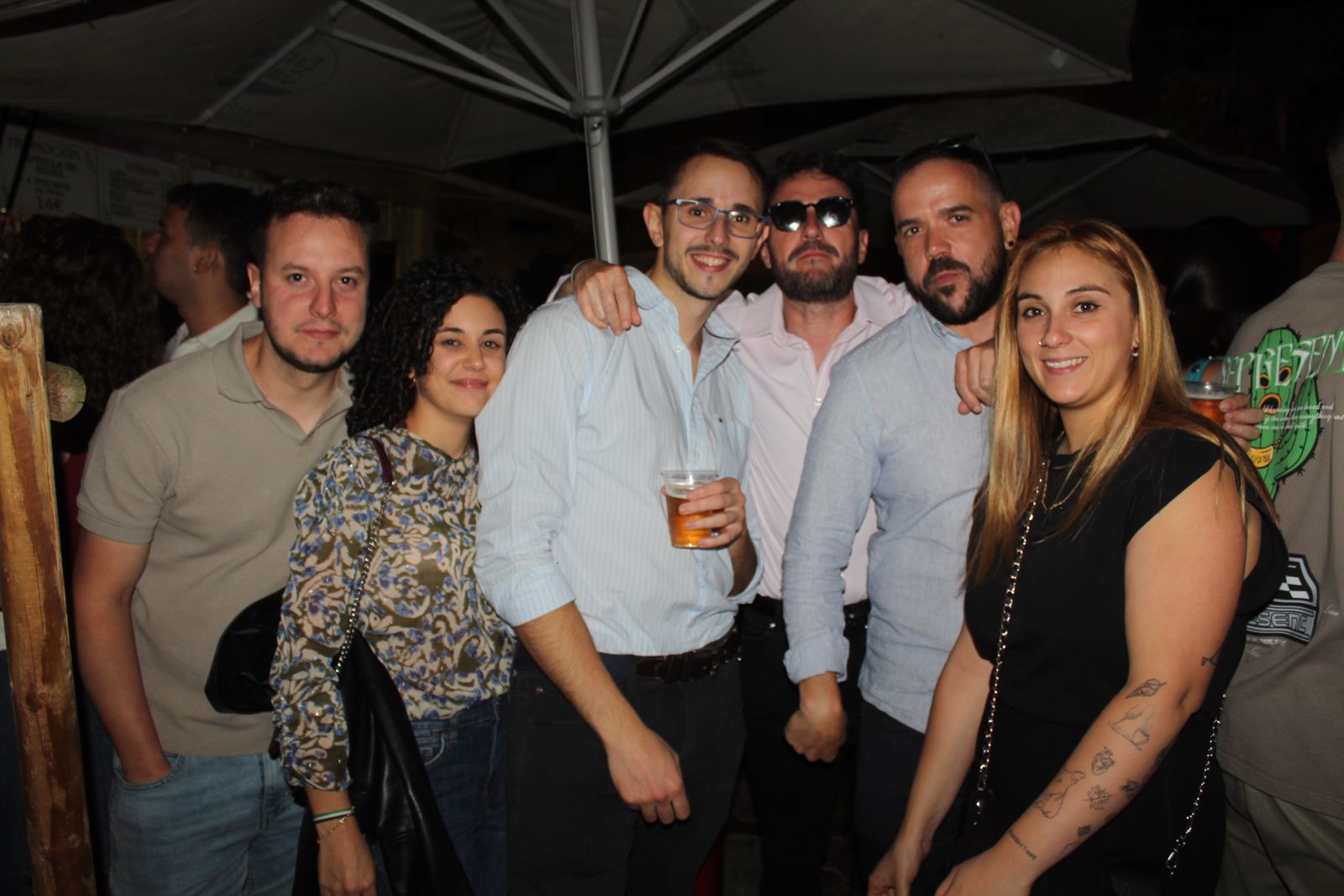 Ambiente en la Feria de Día en la tarde de este sábado