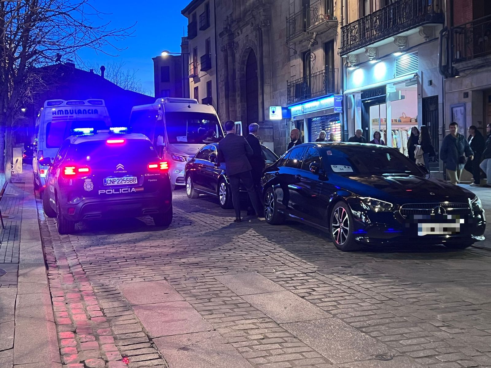 Llegada del presidente de la República de Italia, Sergio Mattarella, a Salamanca