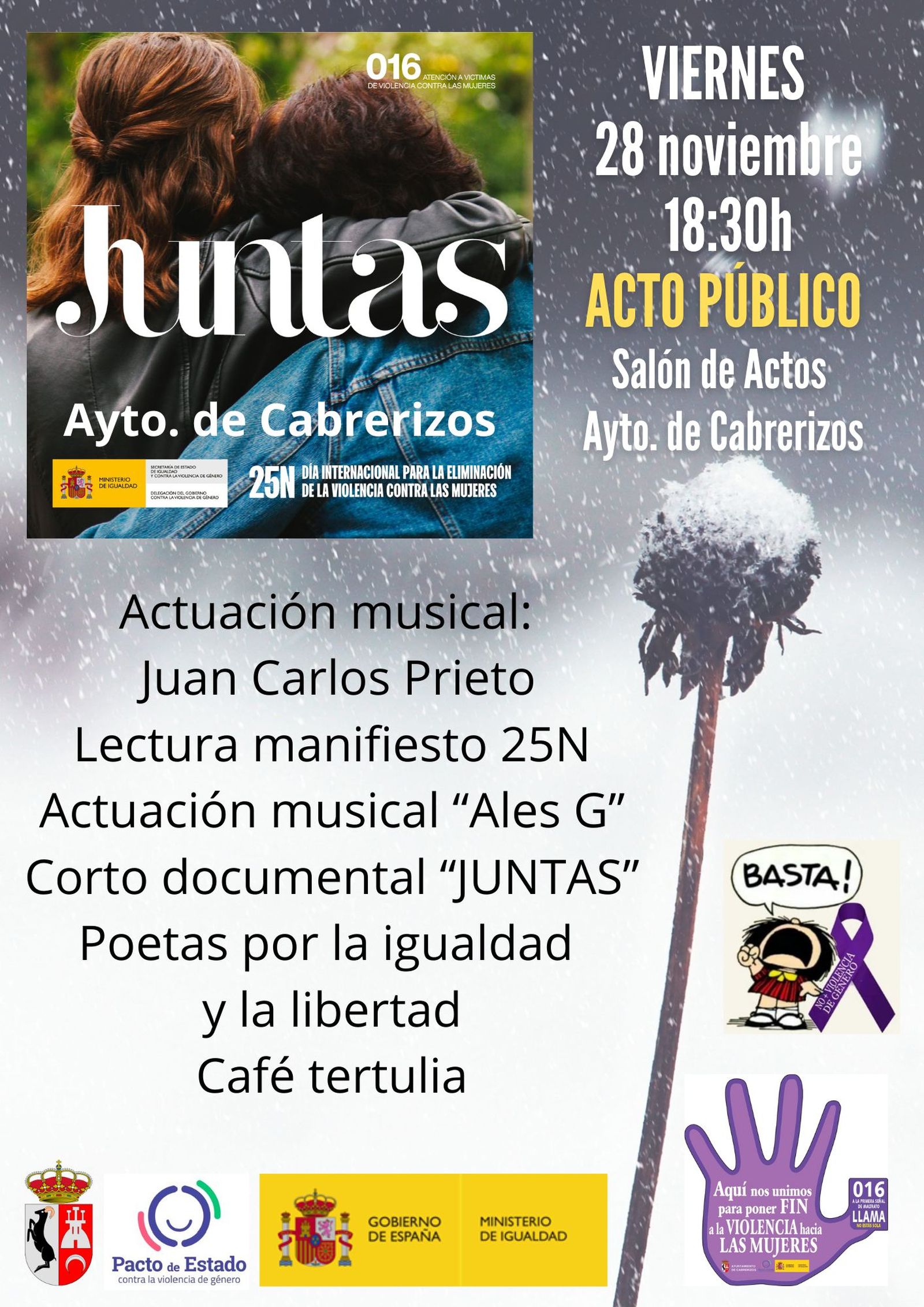 Cartel de Cabrerizos por el 25N