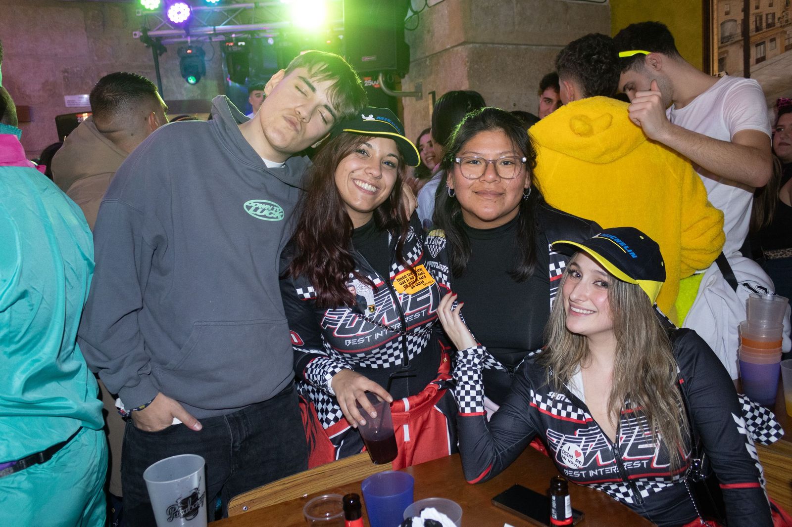 Salamanca de noche, sábado del Carnaval del Toro de Ciudad Rodrigo
