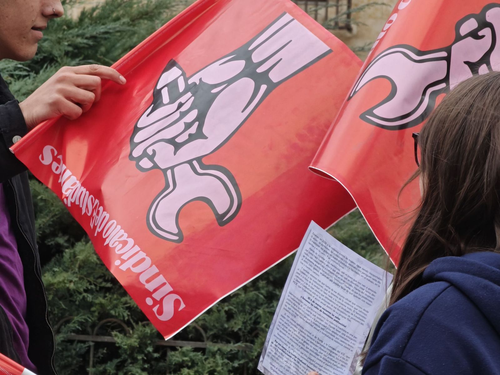 Los estudiantes de Salamanca se manifiestan por el 8M