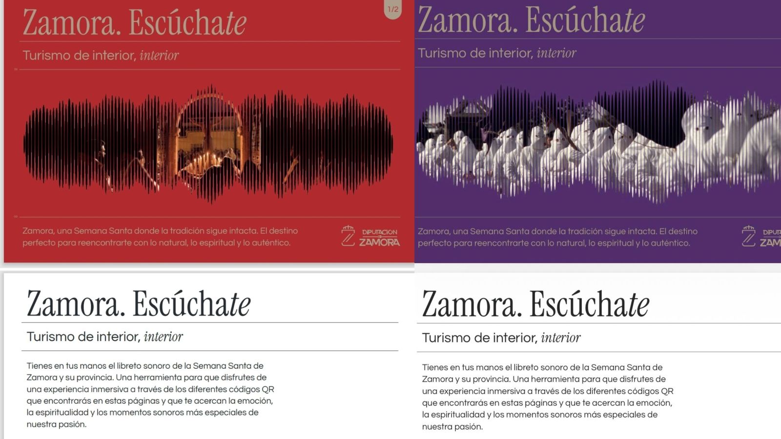Folletos de 'Zamora. Escúchate'