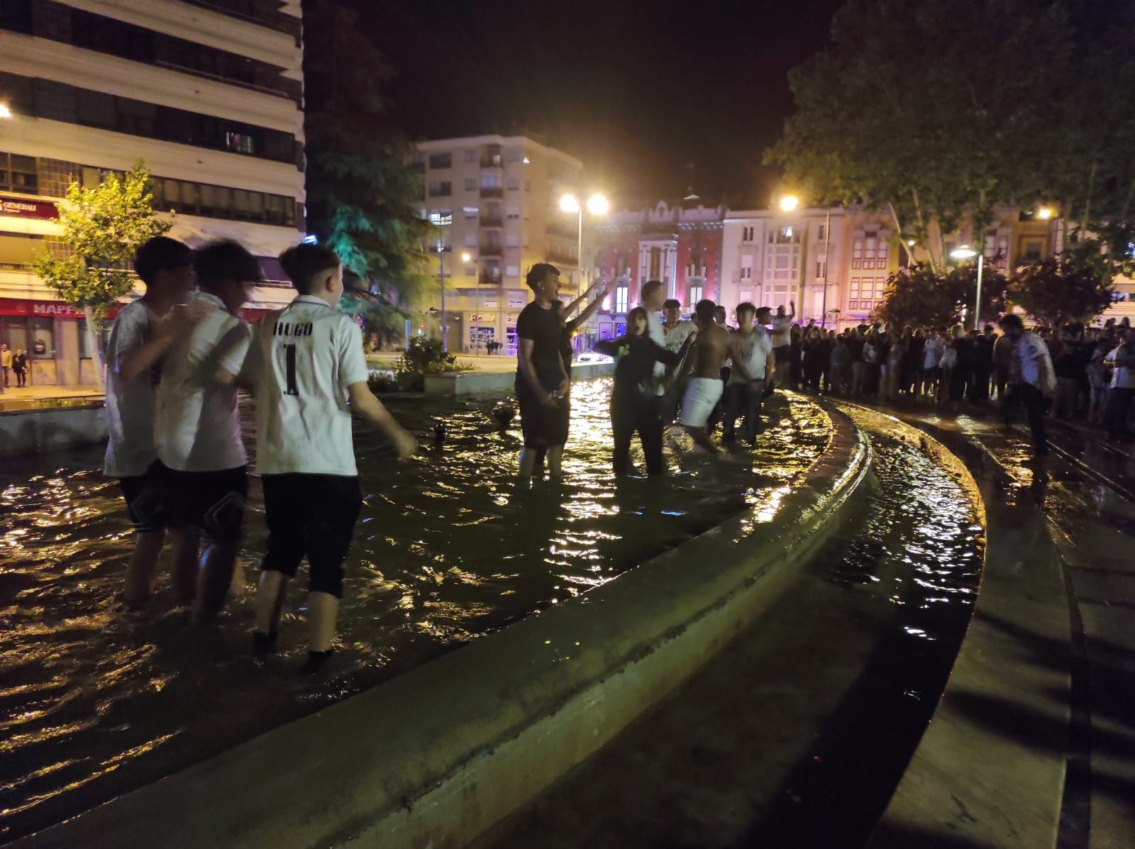 Celebración en La Marina de 'la Decimoquinta' del Real Madrid