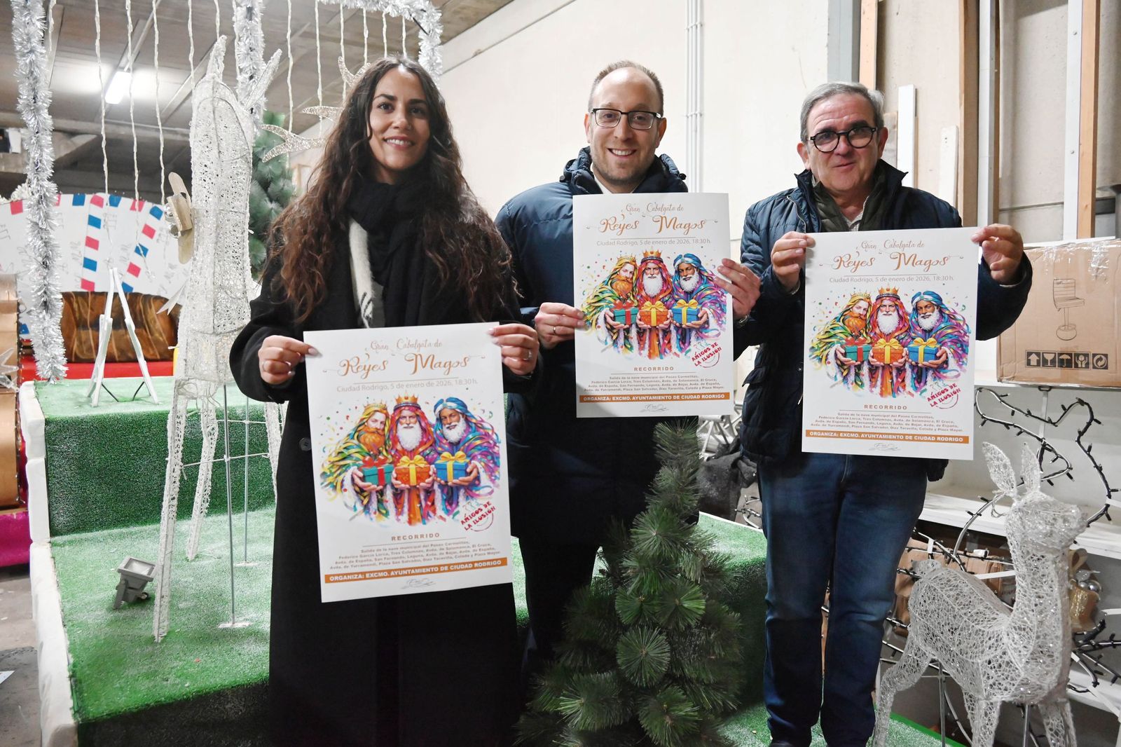 Presentación de la cabalgat de Reyes en Ciudad Rodrigo