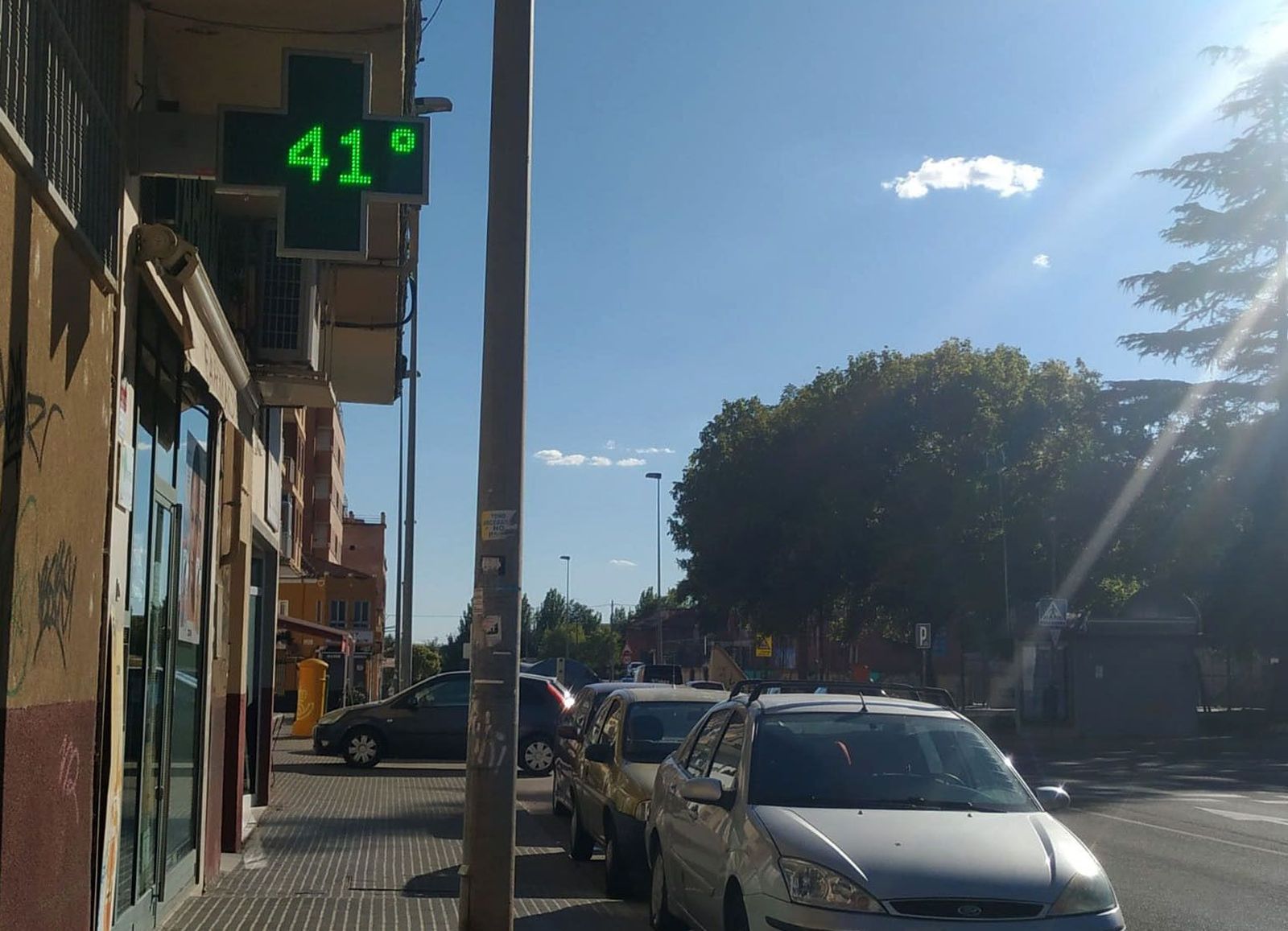 Imagen de archivo de un termómetro en Zamora capital