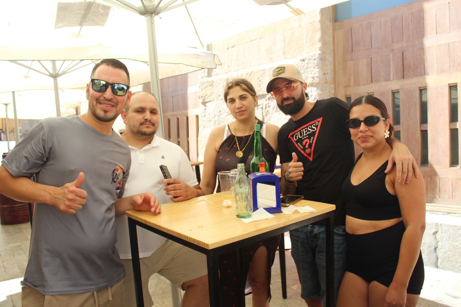 Ambiente en la Feria de Día en el mediodía de este sábado