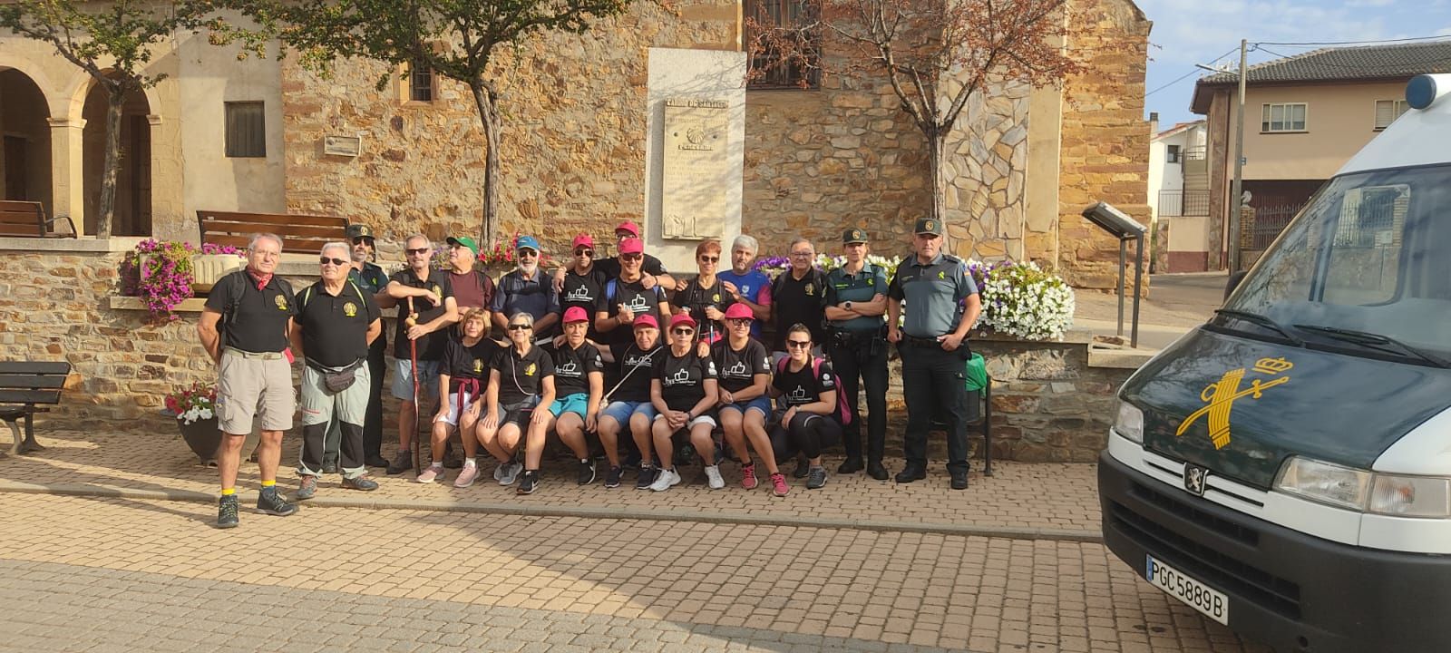 Miembros de Feafes Zamora, de la A.Z.A.C.S t y la OMAP de la Comandancia de la Guardia Civil de Zamora