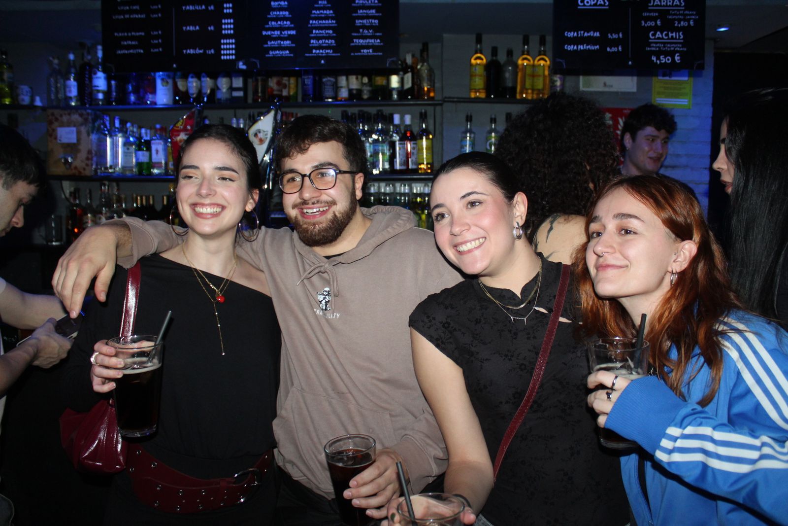 Salamanca de noche, sábado 31 de enero