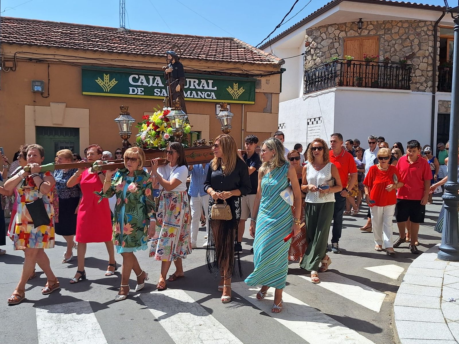 Valdelosa misa y procesión de San Roque