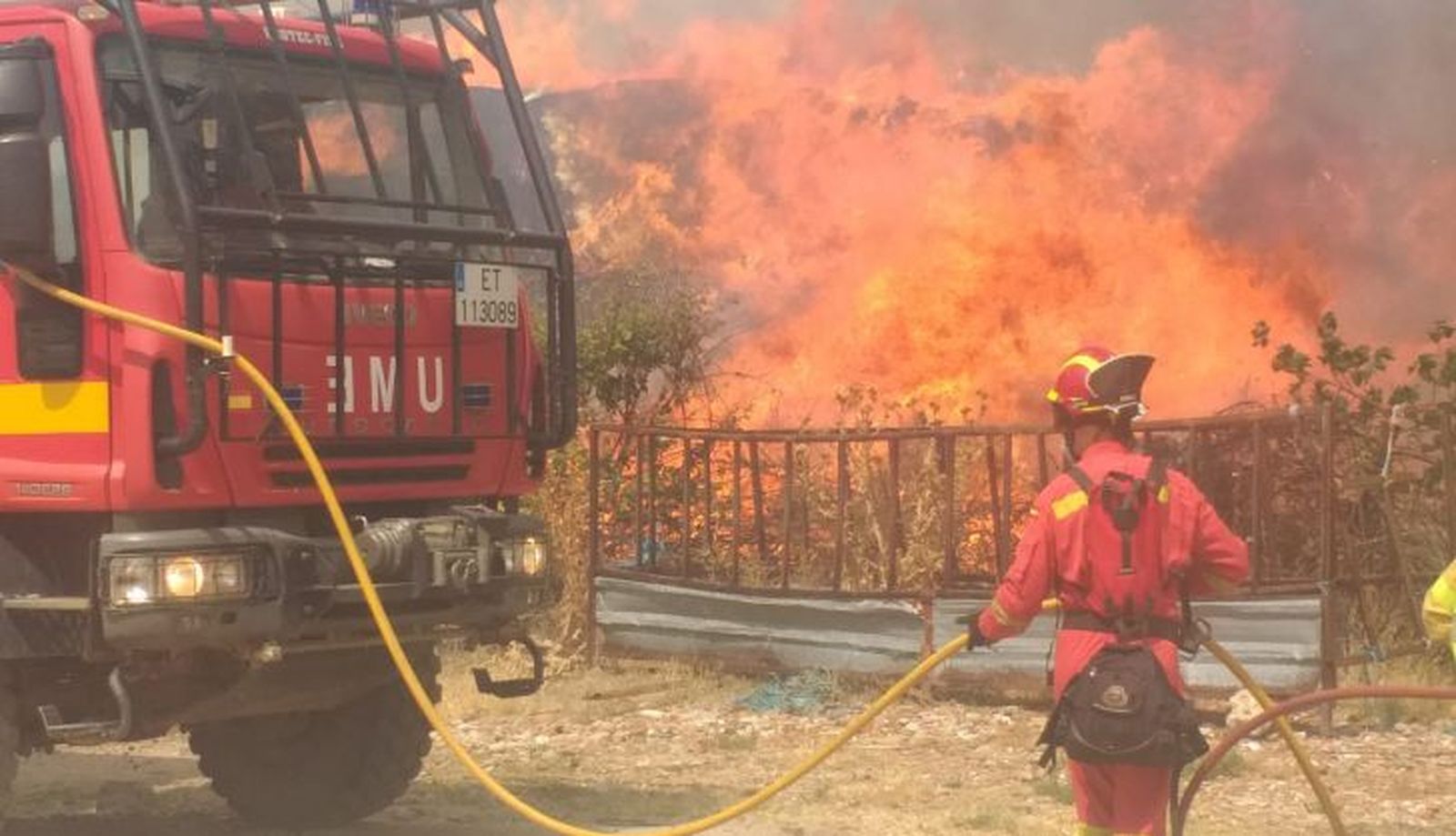 Trabajando en la extinción
