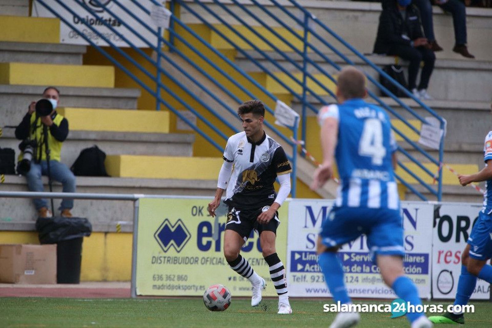 Diego Hernández, ante el Deportivo en el Reina Sofía / FOTO SALAMANCA24HORAS.COM