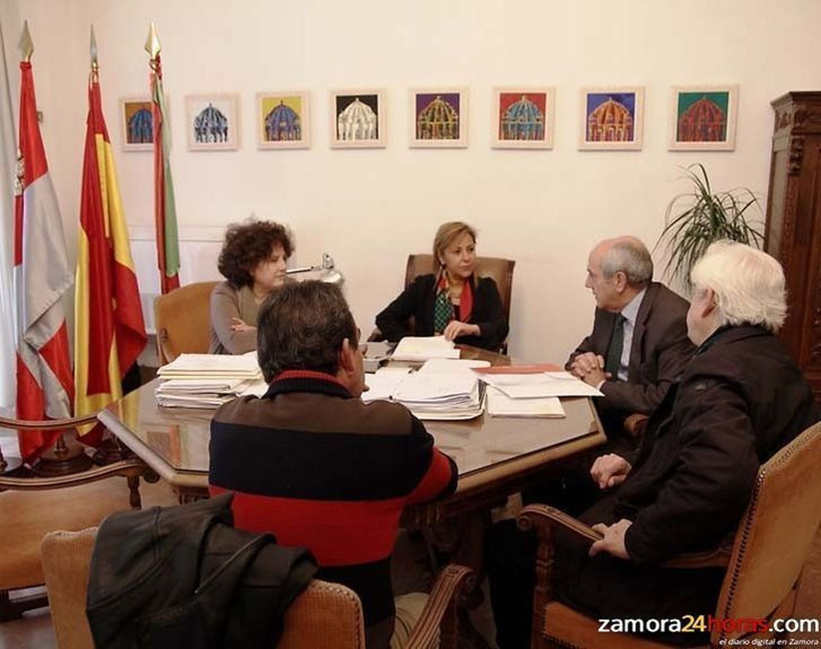 El Ayuntamiento de Zamora acoge una reunión del Plan General de Actuaciones del Consejo Social de la Universidad de Salamanca