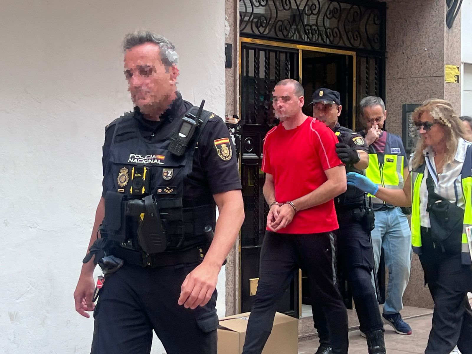 Un detenido en una operación de Policía Nacional en el barrio Vidal (1).jpeg