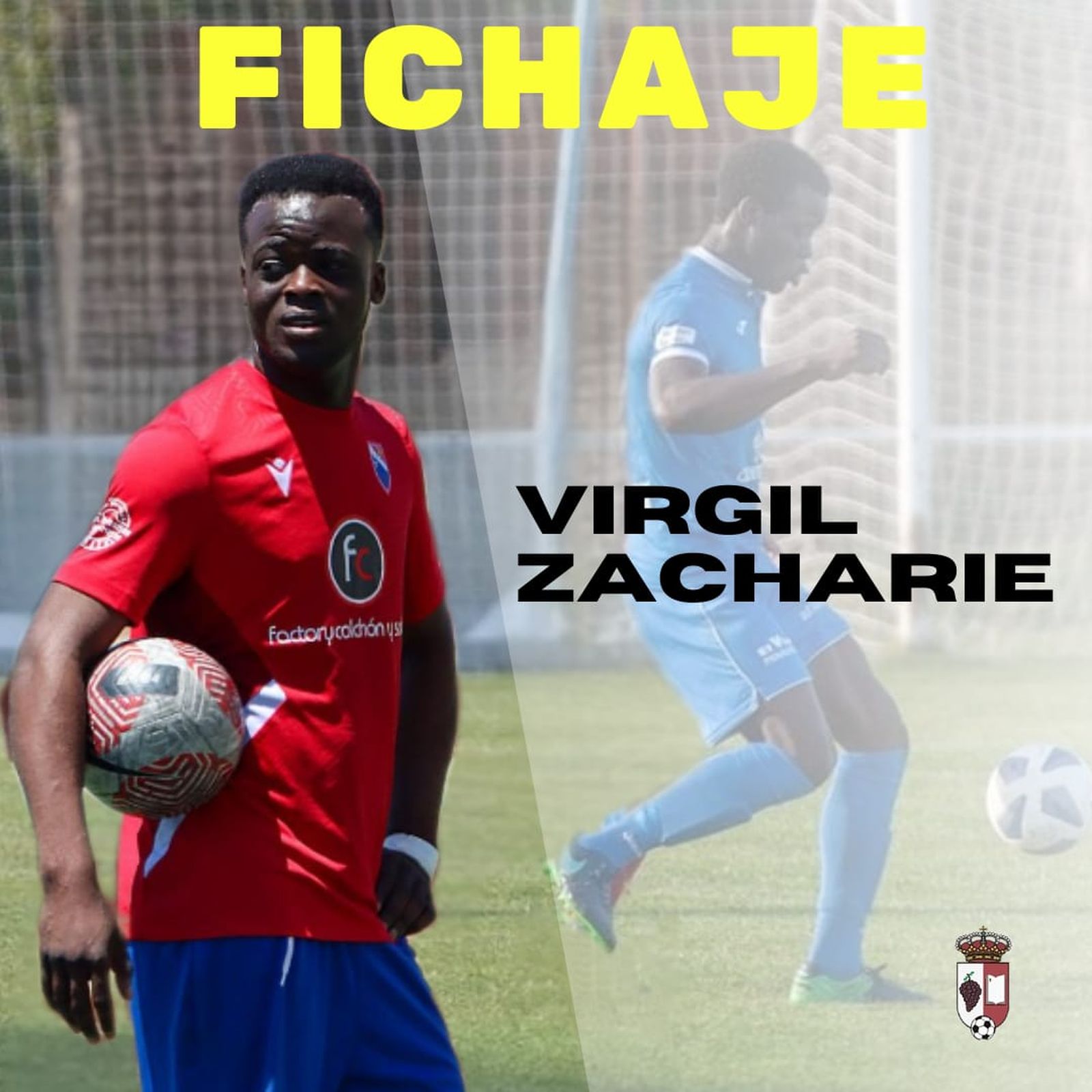 Virgil Zachaire, nuevo fichaje del Moraleja CF.