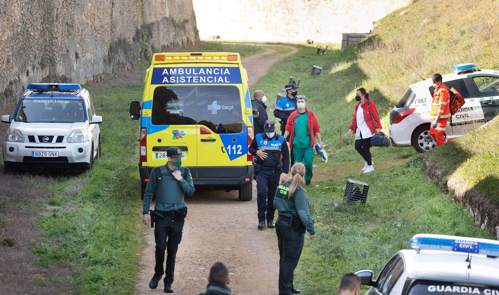 Un varón fallece en Ciudad Rodrigo tras caerse de la muralla. Foto ICAL