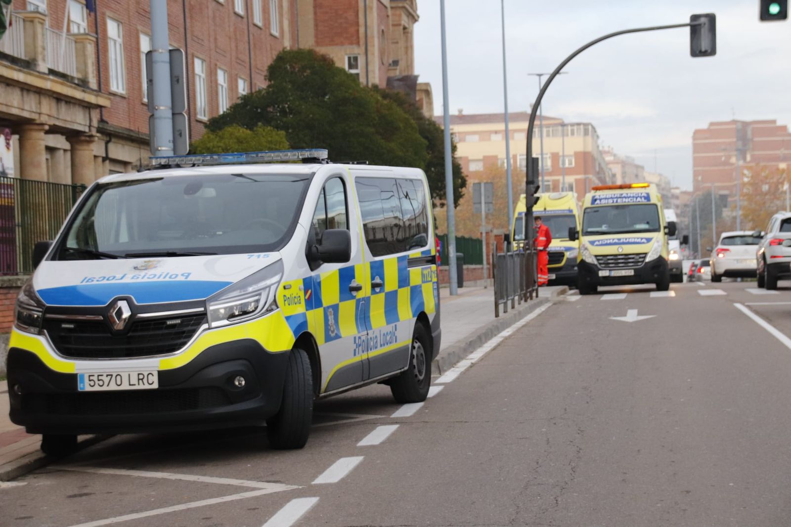 Atropello calle Colombia. Fotografía de archivo