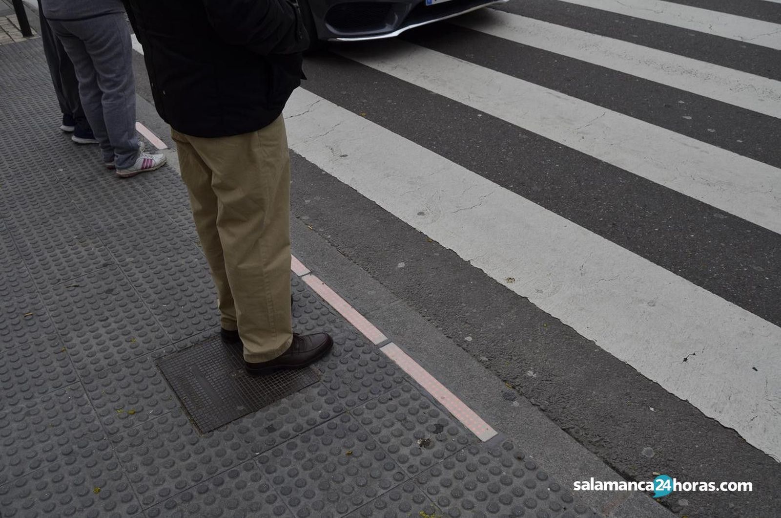 Semaforo de suelo Paso de cebra