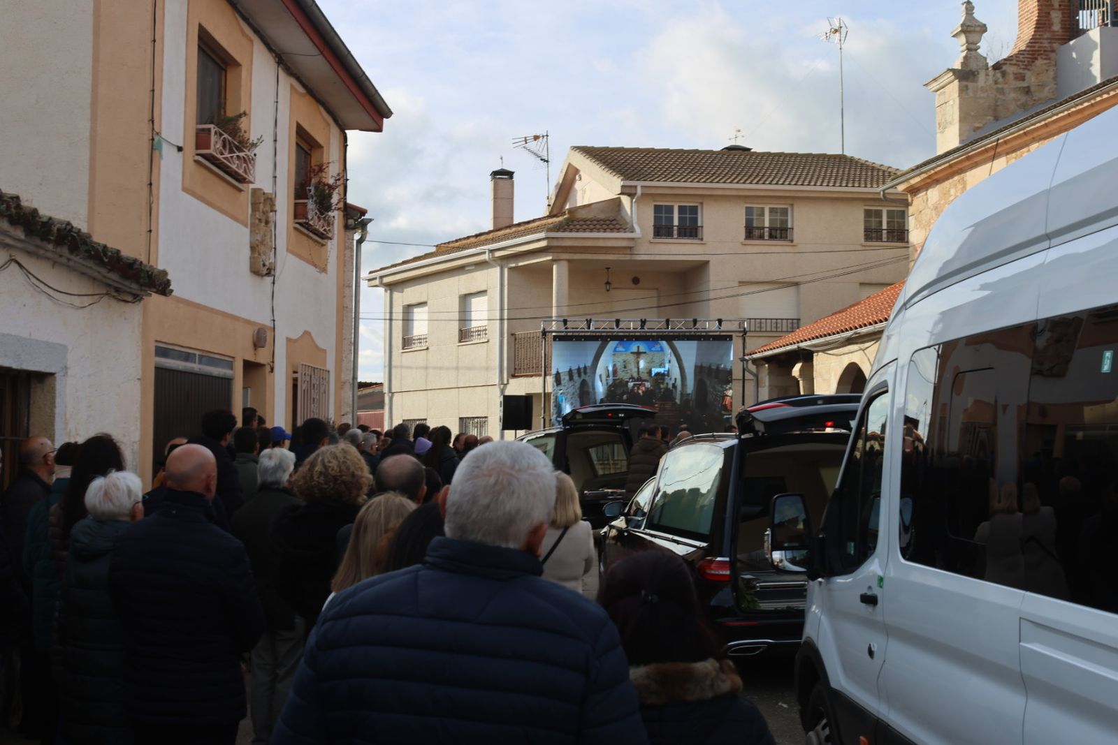 Funeral del empresario Silvestre Sánchez Sierra en Aldearrodrigo