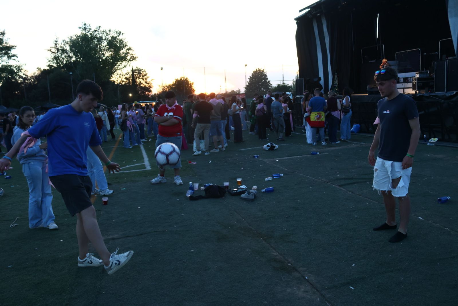 Salamanca de noche, sábado 18 de abril