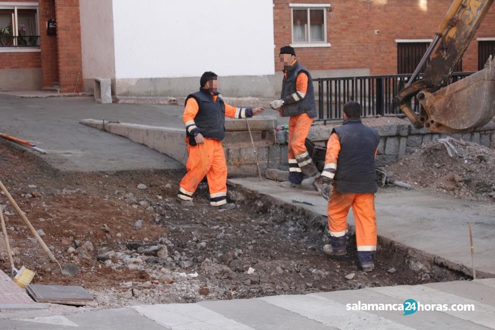 Obras obreros trabajadores
