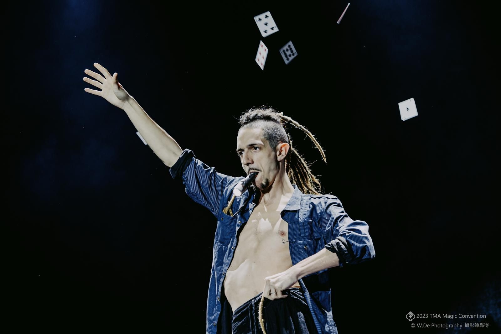 Juan Colás durante una actuación. Imagen cedida por Juan Colás