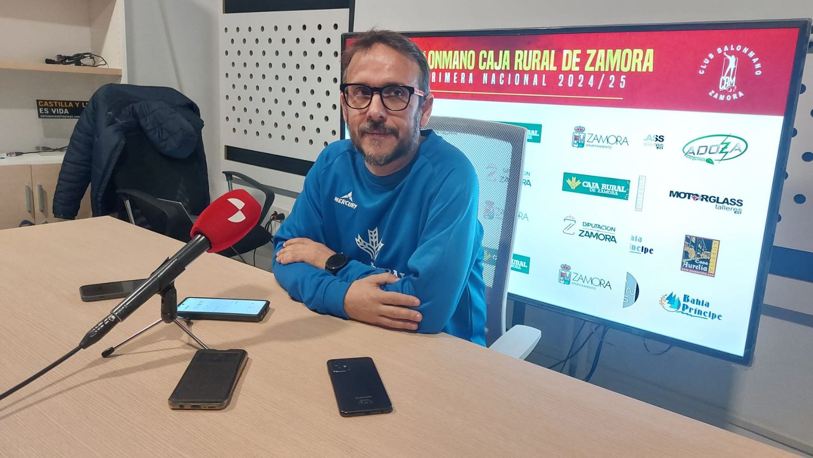 Félix Mojón, en rueda de prensa