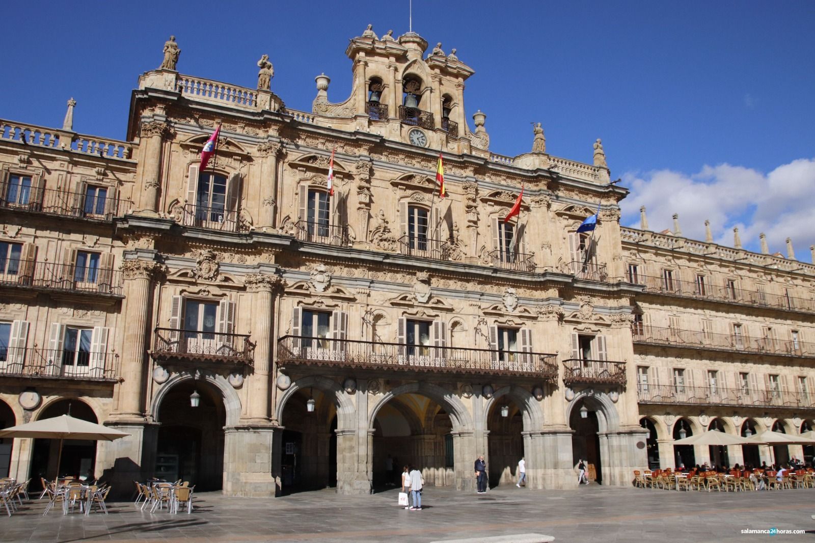 Fachada Ayuntamiento de Salamanca. Foto de archivo Fachada Ayuntamiento de Salamanca. Foto de archivo