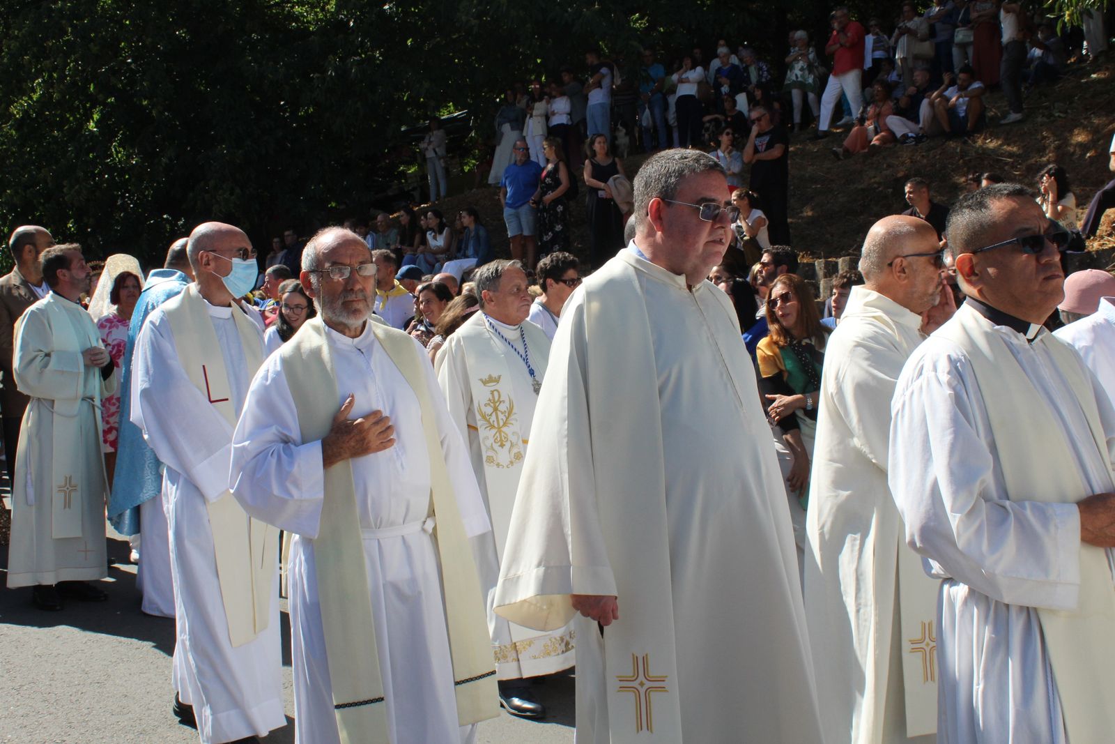 Béjar, misa y procesión en el santuario de Nuestra Señora del Castañar