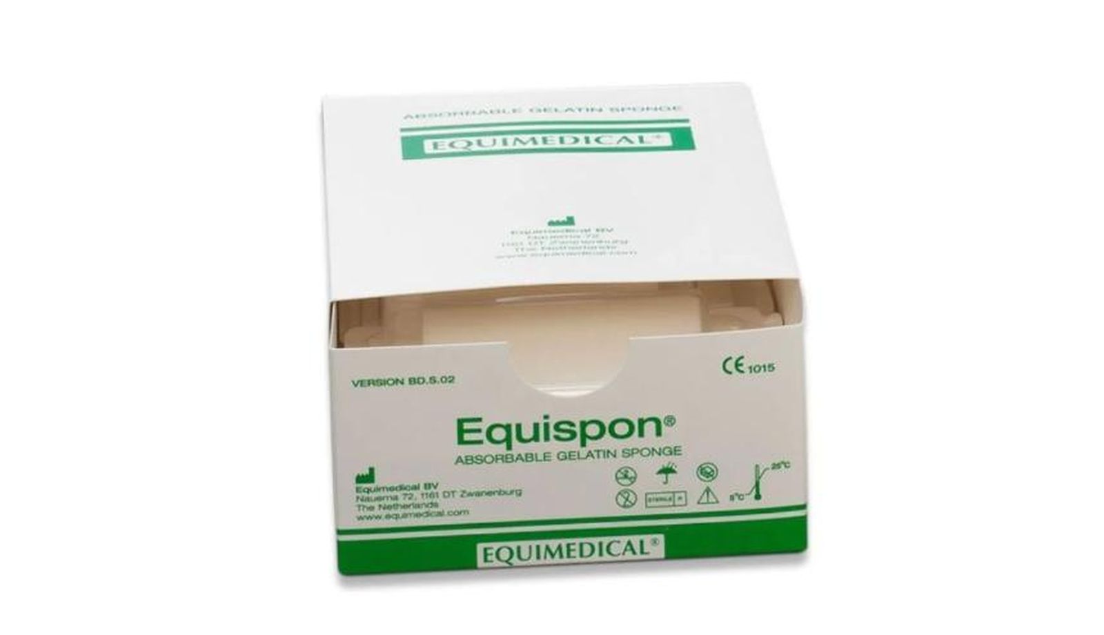 Esponjas afectadas de gelatina absorbibles hemostáticas estériles y de celulosa oxidada regenerada. Foto @FACUA