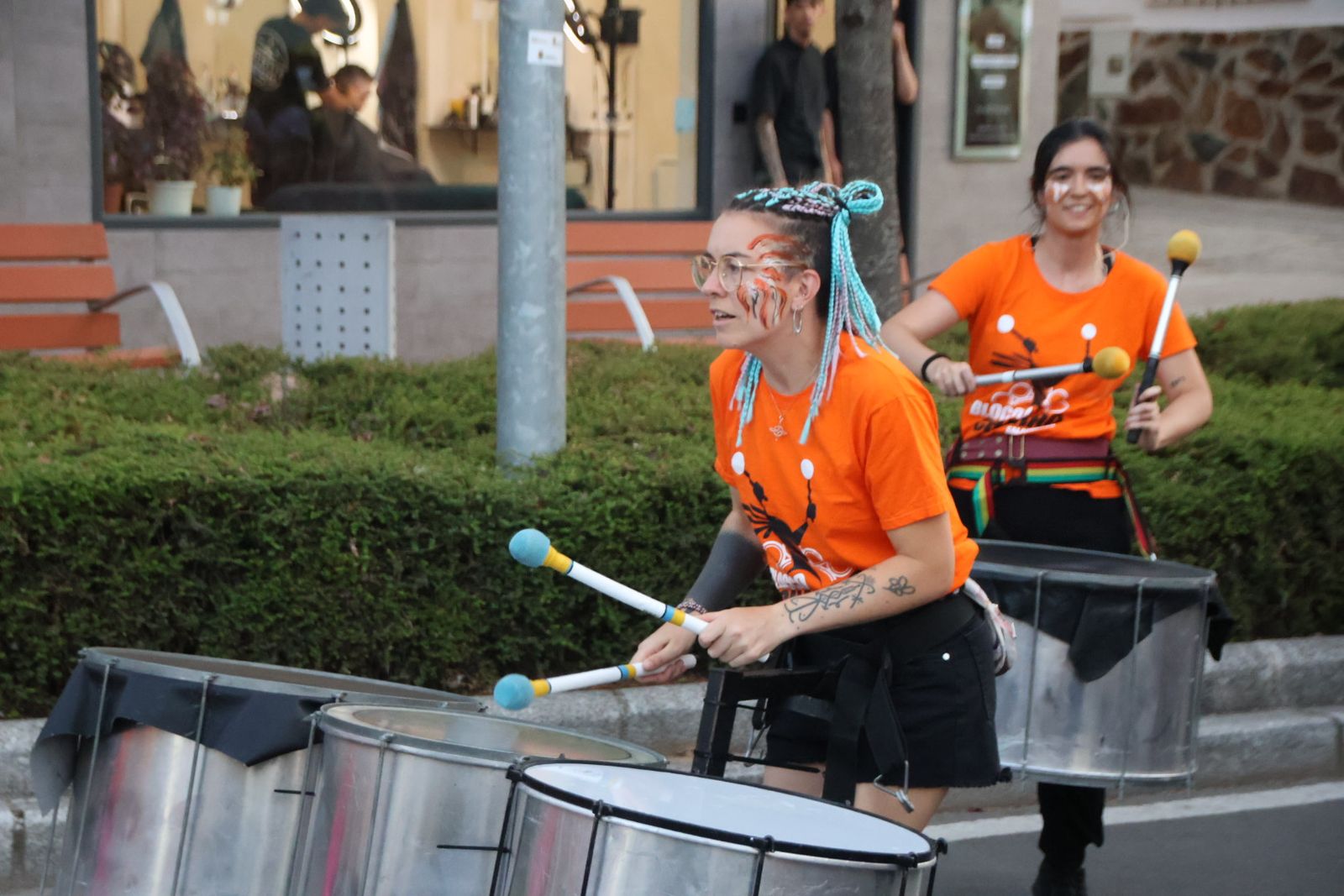 Chupinazo en Carbajosa con batucad