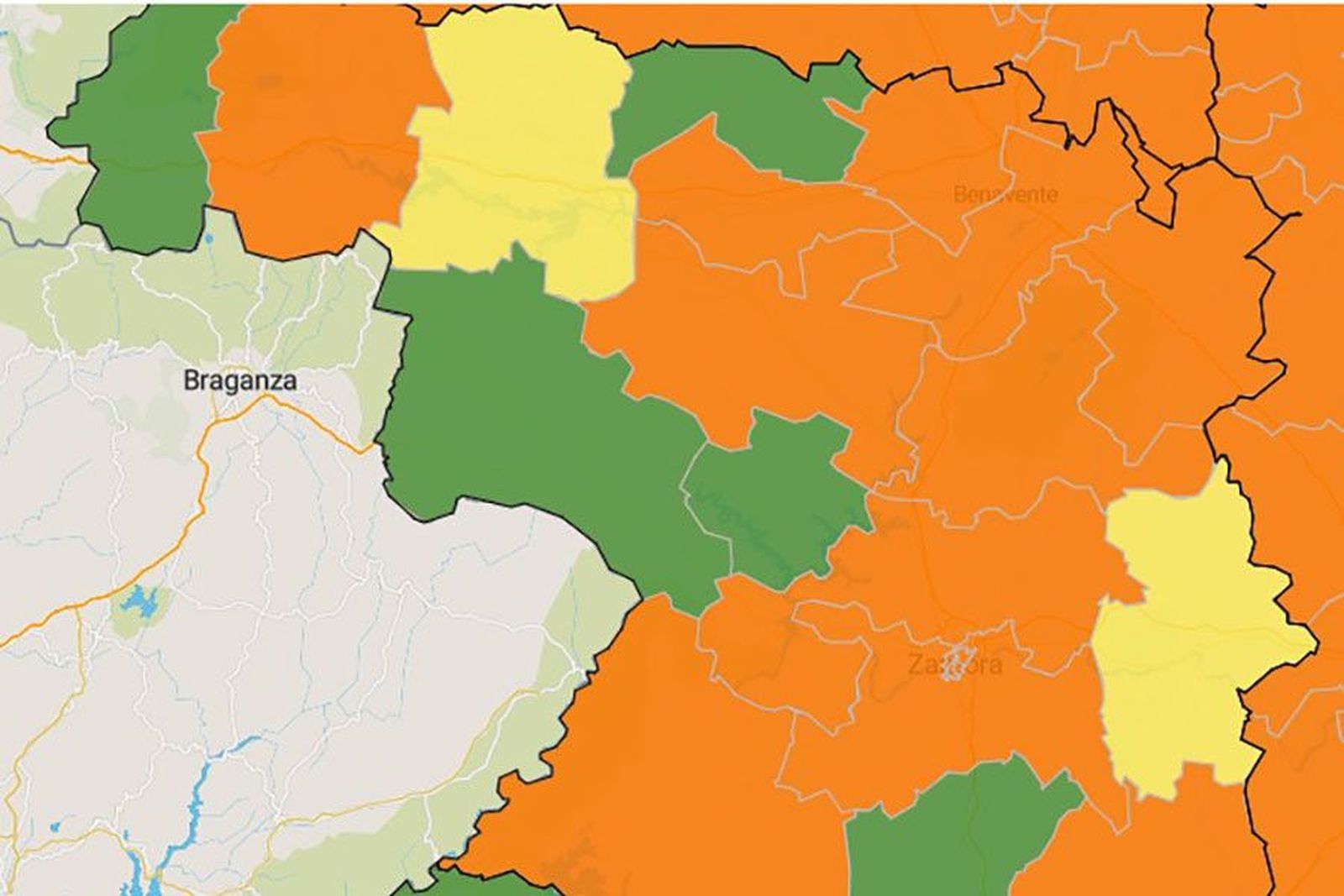 Mapa Zamora ZBS Mapa Zamora ZBS