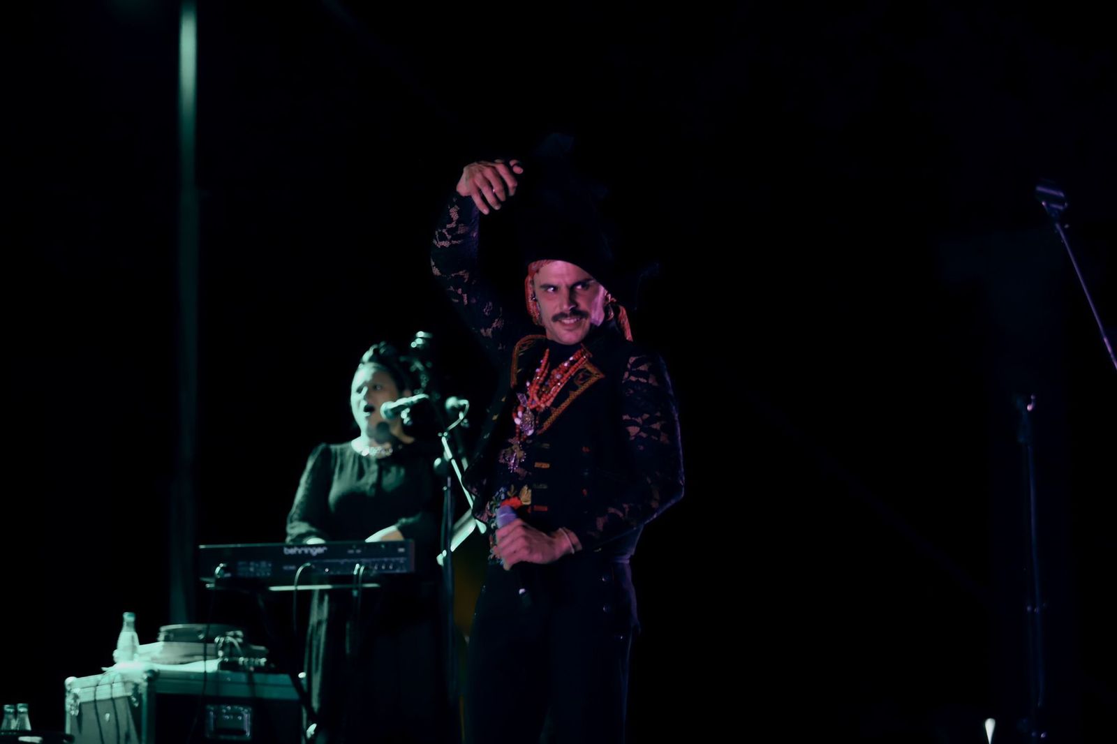 Un momento de la actuación de Cuevas en Zamora