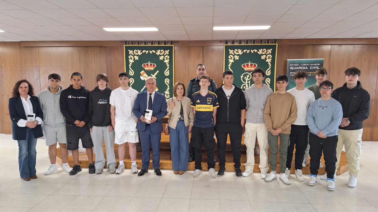 Entrega de premios de la VII edición Ciberliga de la Guardia Civil en Salamanca