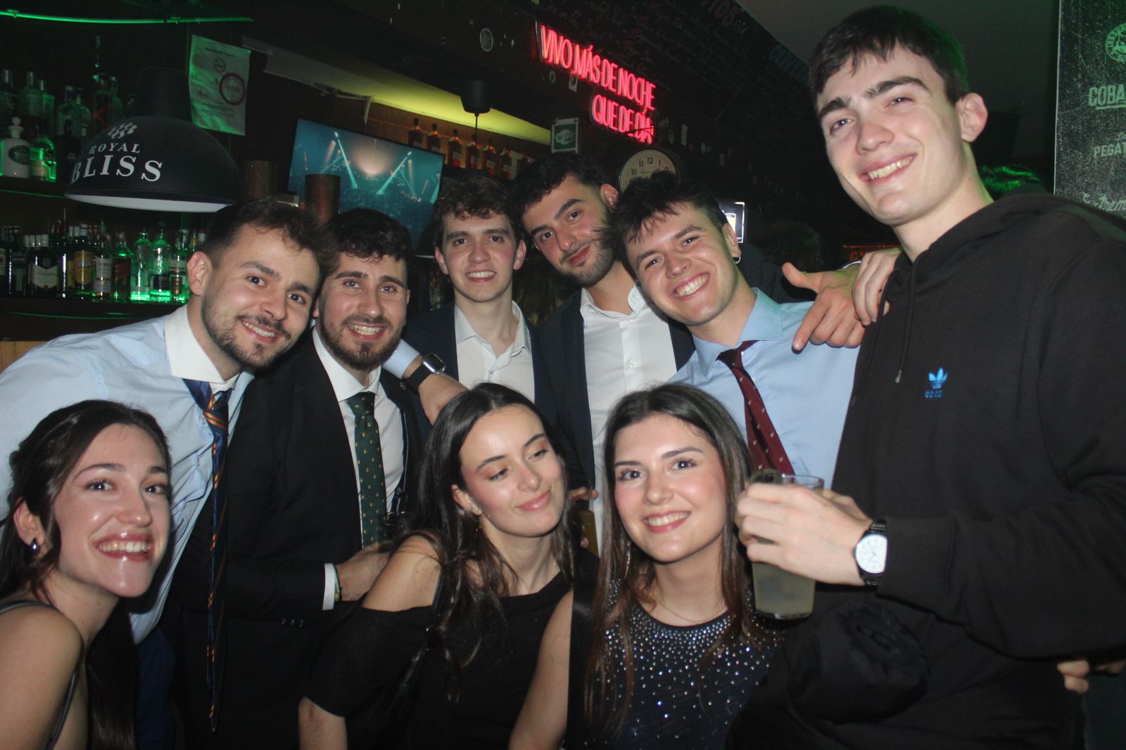 Salamanca de noche, sabado 28 de febrero