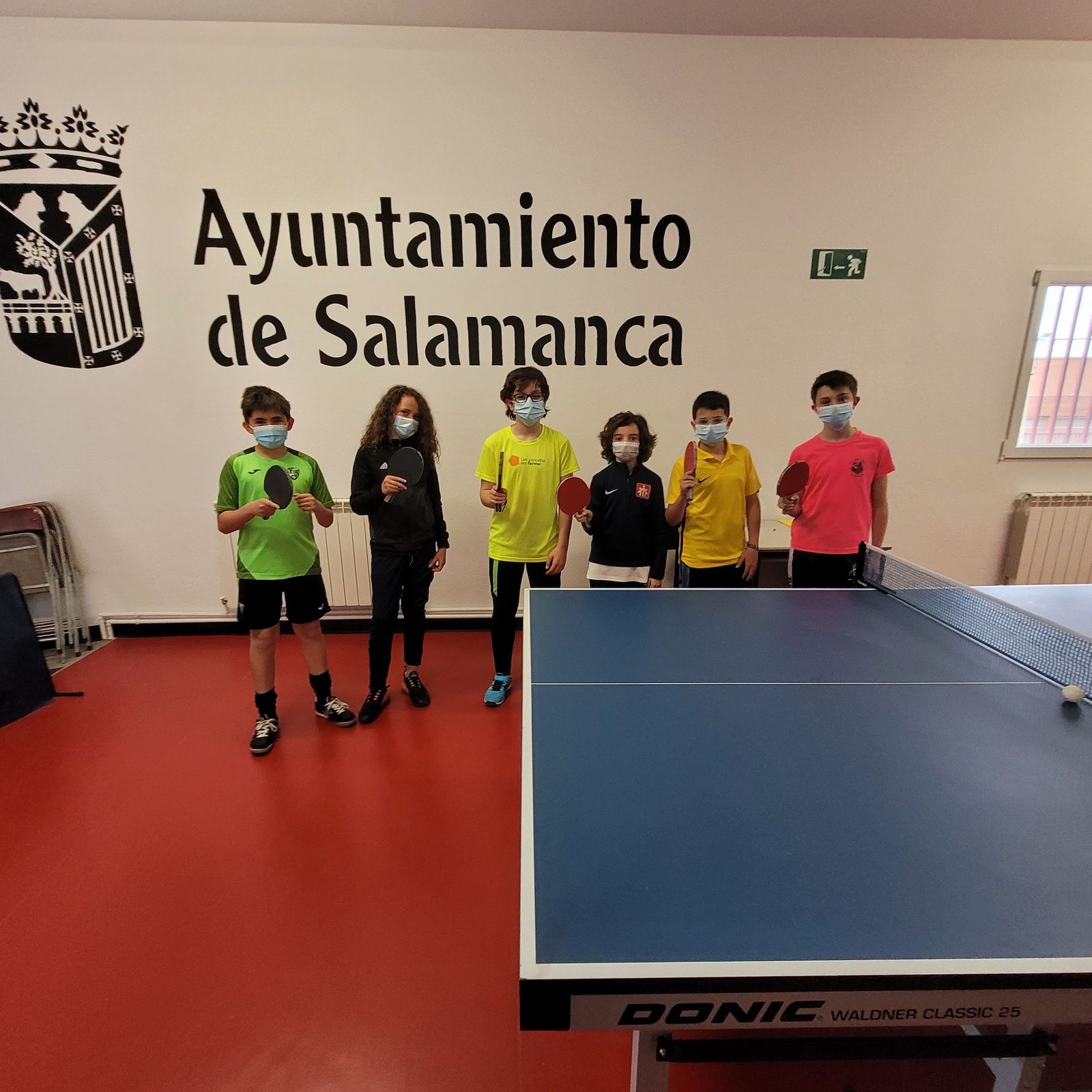 Irene Vicente, subcampeona alevín de Castilla y León en tenis de mesa